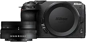 Nikon Z 30 DX-Format Mirrorless Camera Body with NIKKOR Z DX 12-28mm f/3.5-5.6 PZ VR Lens