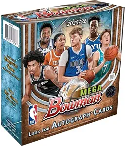2025-26 Bowman Basketball Mega Box (42 Cards/Box)