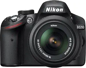 Nikon D3200 24.2 MP CMOS Digital SLR with 18-55mm f/3.5-5.6 AF-S DX VR NIKKOR Zoom Lens (Black)