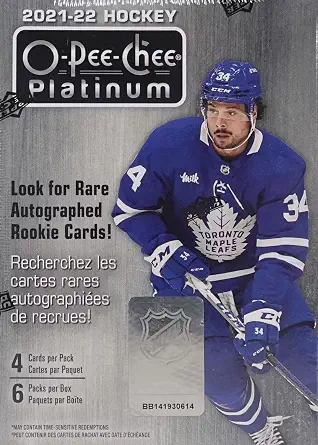 2021 2022 Upper Deck O Pee Chee PLATINUM Hockey Series Factory Sealed Unopened Blaster Box Brand New Released in June of 2023