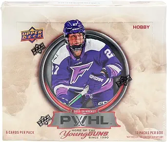 2025/26 Upper Deck PWHL Hockey HOBBY box (12 pks/bx)