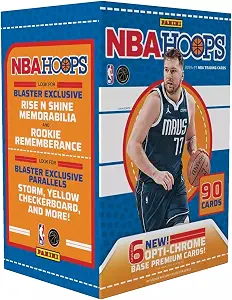 Panini NBA 2024/25 NBA Hoops Blaster Box Trading Cards – Basketball Cards – NBA Cards – NBA Basketball Trading Cards – Basketball Card Box – NBA Trading Cards Blaster Box