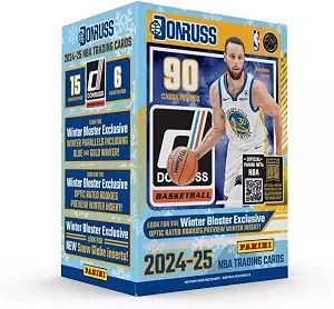 2024-25 Panini NBA Donruss Basketball Trading Card Blaster Box (Winter Blaster Exclusive Optic Rated Rookies Preview Winter Inserts)