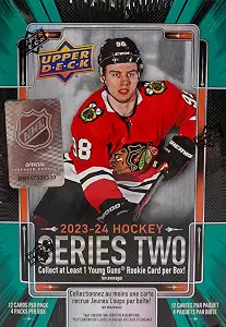 2023 2024 Upper Deck Hockey Series Two Blaster Box with Chance for Connor Bedard Young Guns Rookie Card