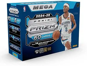 2024-25 Panini Prizm Basketball Mega Box (60 Cards/Box) Red Ice 2024-25 Panini Prism Basketball Mega Box (Pack of 60)