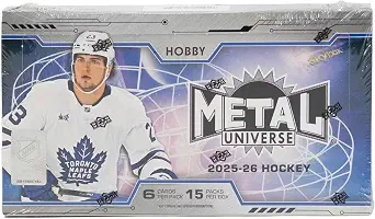 2025/26 Upper Deck Skybox Metal Universe Hockey HOBBY box (15 pks/bx)