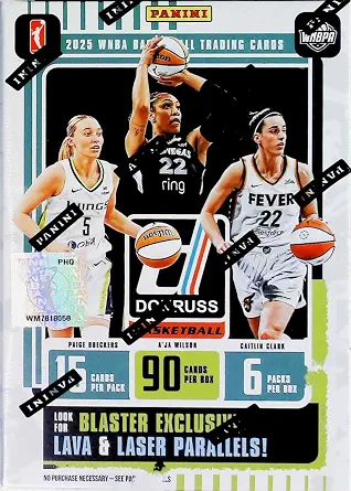 2025 Donruss WNBA Basketball Factory Sealed Blaster Box 90 Cards