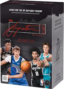 2025-26 Topps Signature Class NBA Basketball - Factory Sealed - Value Box