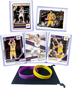 Austin Reaves (5) Assorted Basketball Cards Gift Pack - Los Angeles Lakers Trading Card