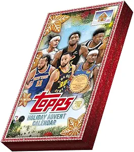 2025/26 Topps Holiday Basketball Countdown Trading Card Box