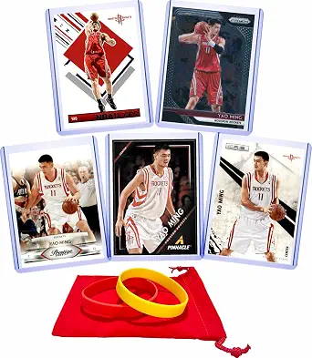 Yao Ming (5) Assorted Basketball Cards Gift Pack