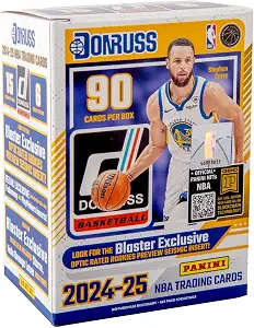 2024–25 Panini Donruss Basketball Blaster Box – Official NBA Trading Cards – Includes Rated Rookies, Inserts & Parallels – Sealed Retail Box