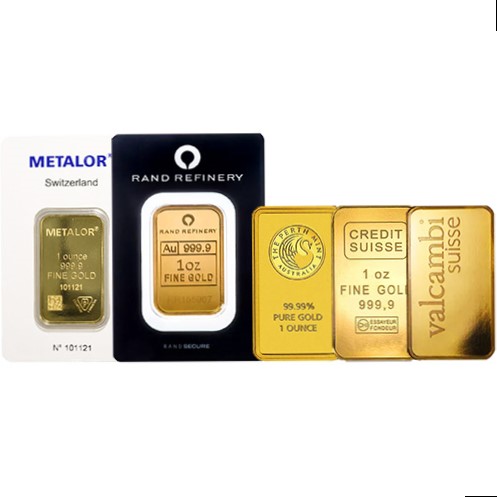 1 oz Gold Bar (any mint, varied condition)