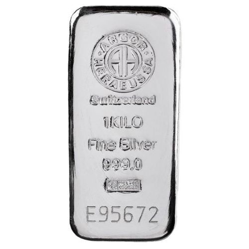 Argor Heraeus Kilo Silver Bar Cast