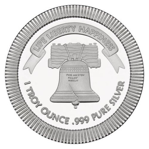 STM Silver 1 oz Liberty Stackable Round