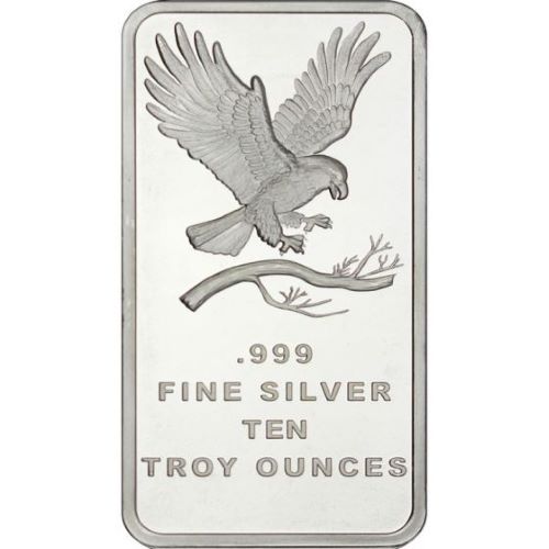 STM Silver 10 oz Eagle Bar