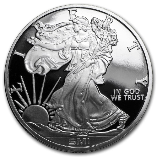 Sunshine Silver Round 1 oz – Walk. Lib