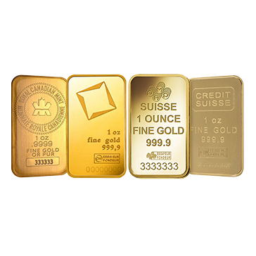 1 oz Gold Bar .9999