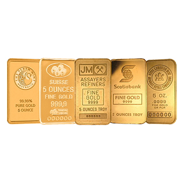 5 oz Gold Bar .9999