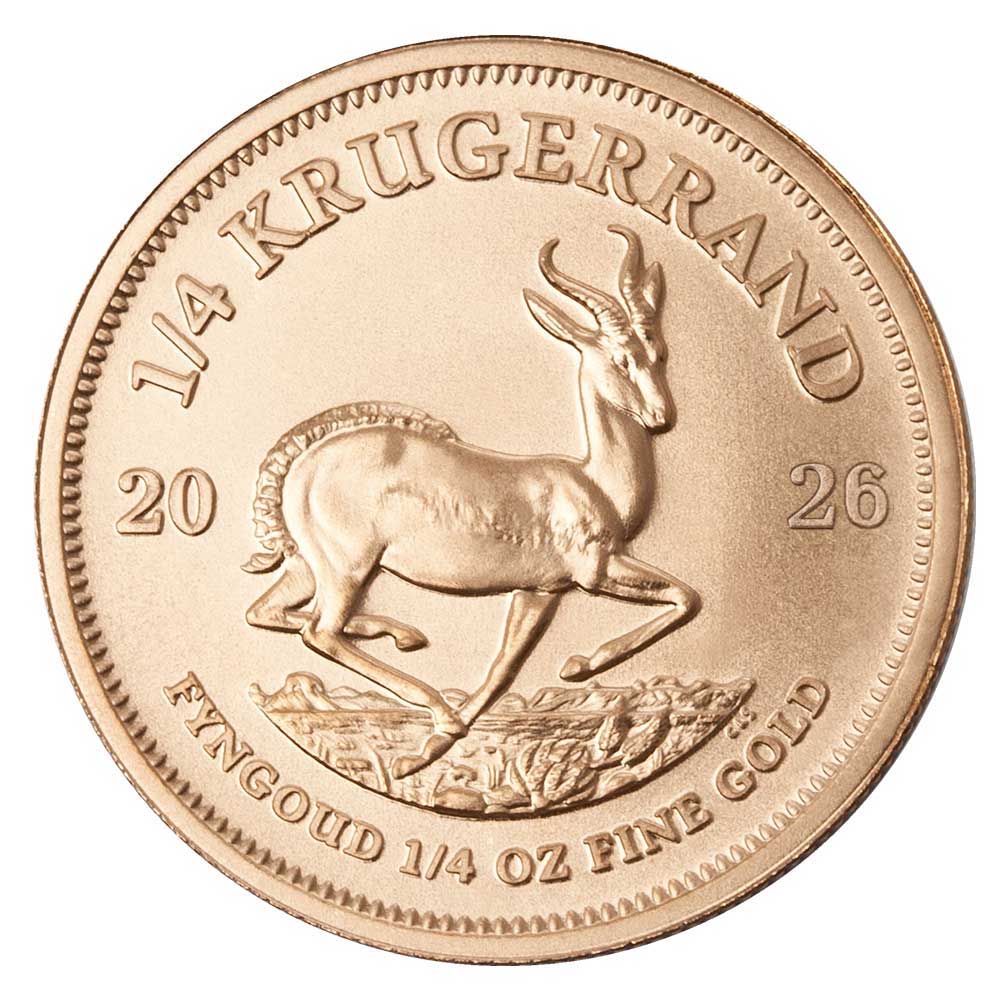 2026 South Africa Gold Krugerrand 1/4 oz Brilliant Uncirculated