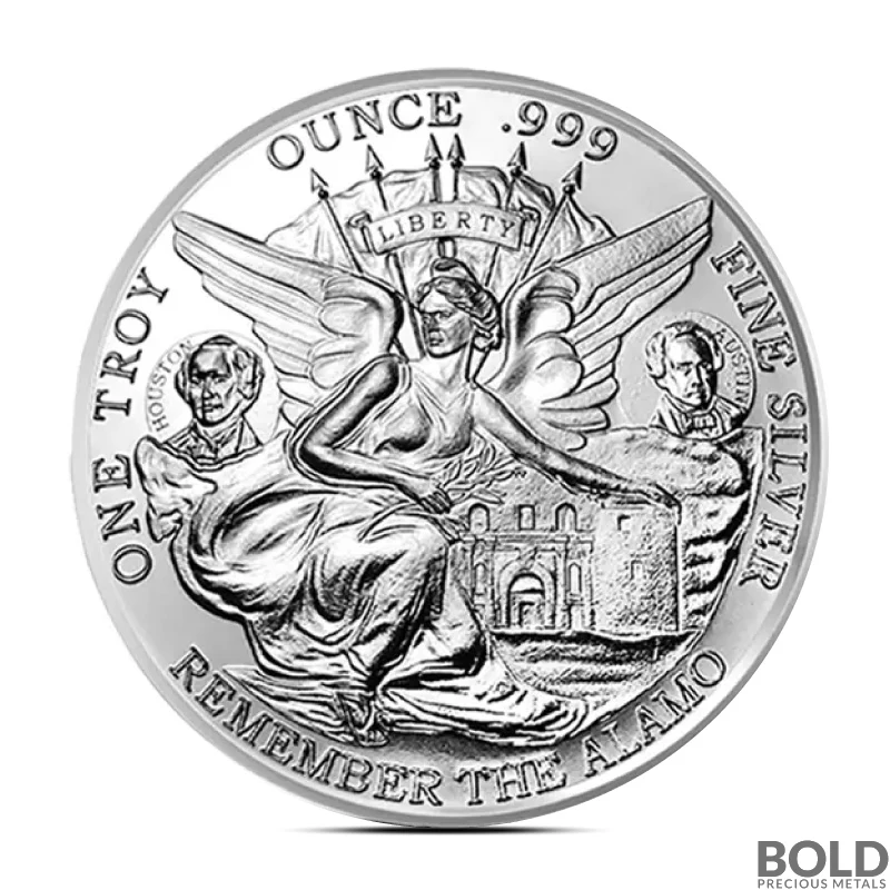 1 oz Texas Silver Round (GSM)