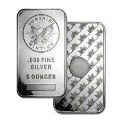 5 oz Sunshine Mint Silver Bar