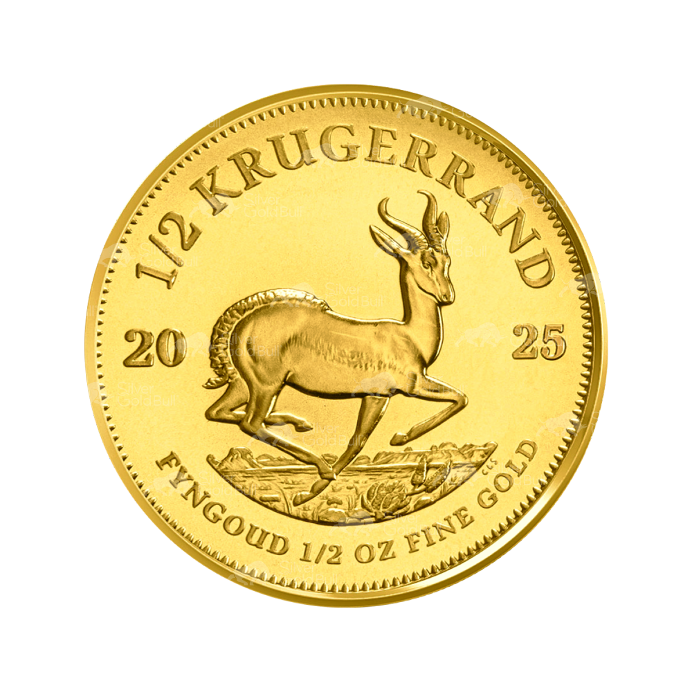 1/2 oz 2025 Krugerrand Gold Coin | Rand Refinery