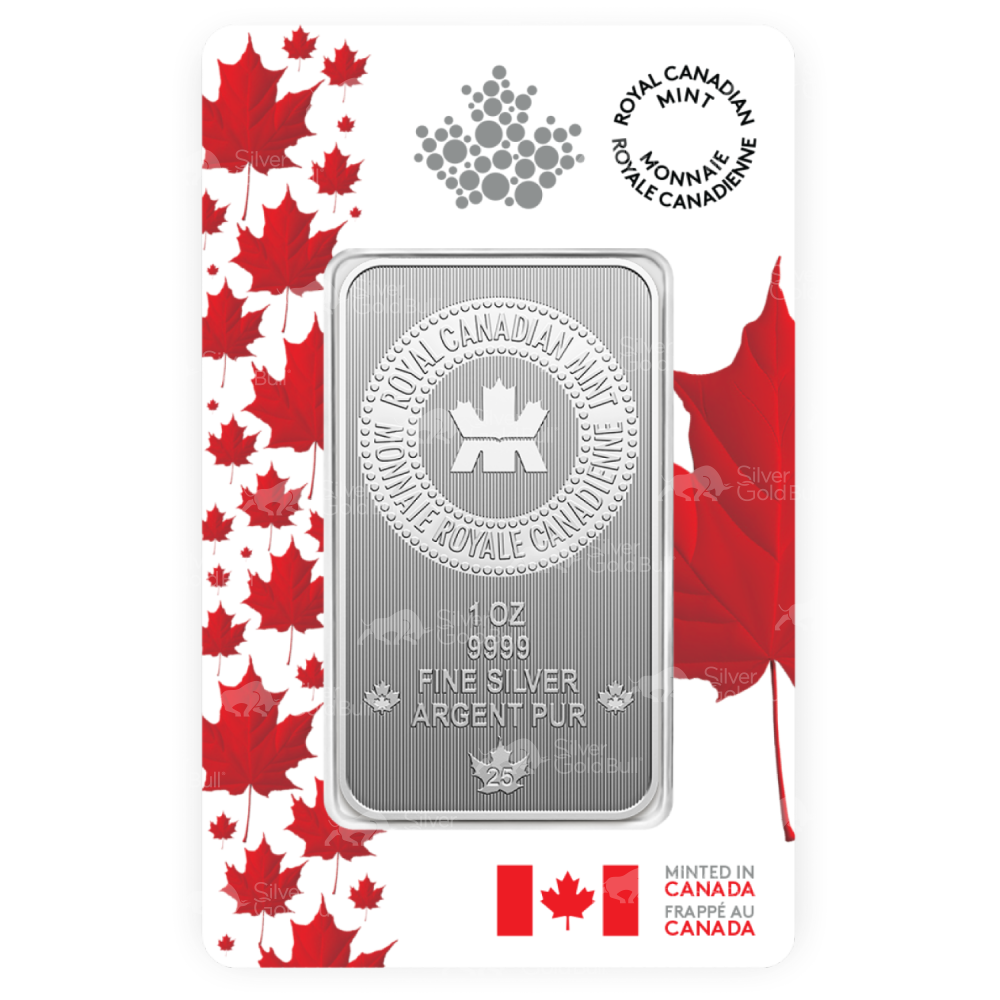 1 oz 2025 Proudly Canadian Special Edition Silver Bar | Royal Canadian Mint