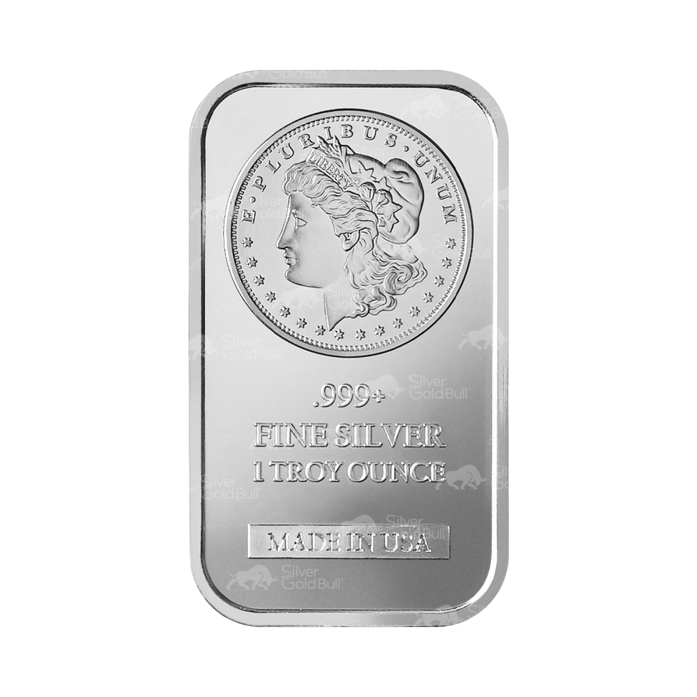 1 oz Morgan Silver Bar | Silvertowne Mint