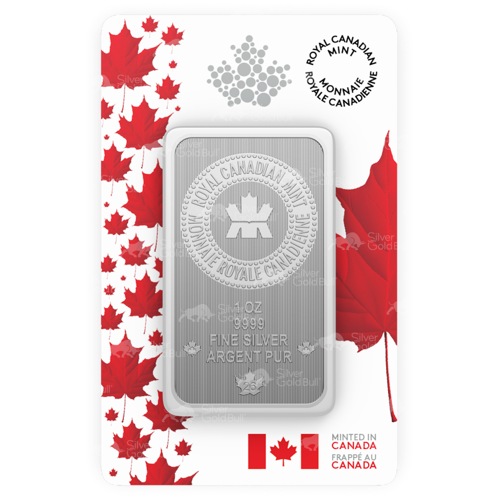 1 oz 2026 Proudly Canadian Special Edition Silver Bar | Royal Canadian Mint