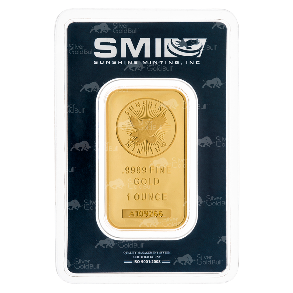 1 oz Gold Bar | Sunshine Minting
