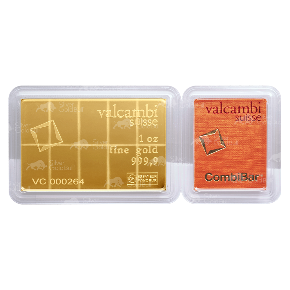 1 oz (10 x 1/10 oz) Gold CombiBar | Valcambi