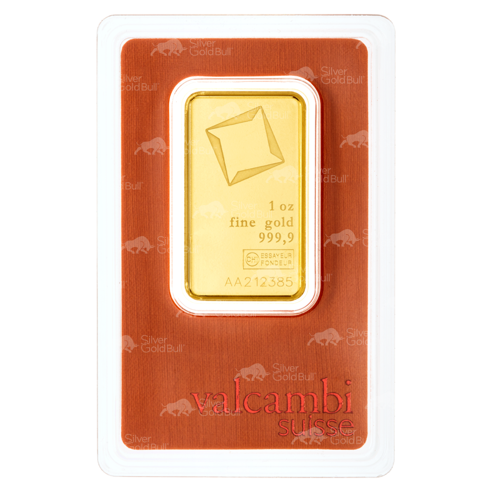 1 oz Gold Bar | Valcambi