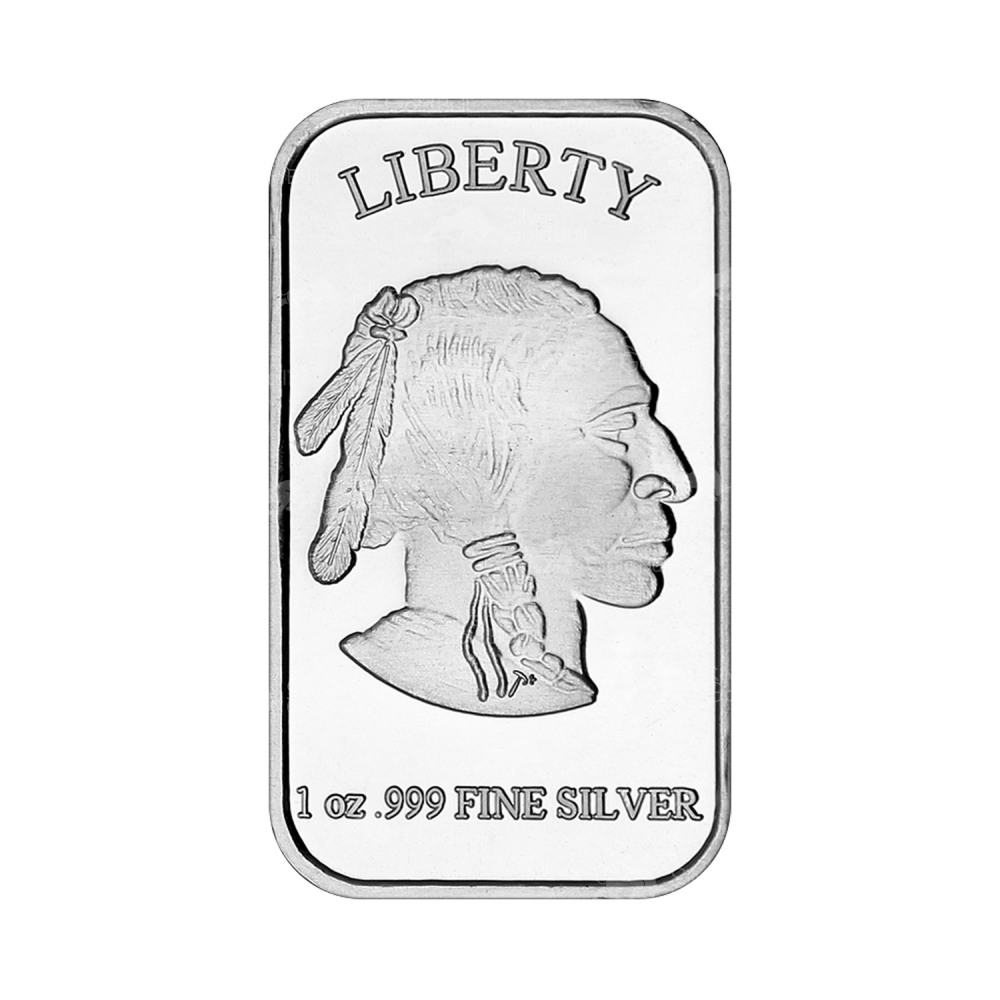 1 oz Buffalo Silver Bar | Silvertowne Mint