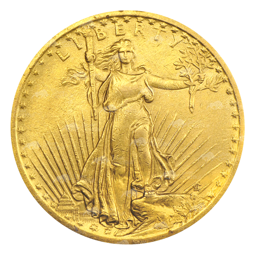 Random Year $20 Saint-Gaudens Double Eagle XF Gold Coin | United States Mint