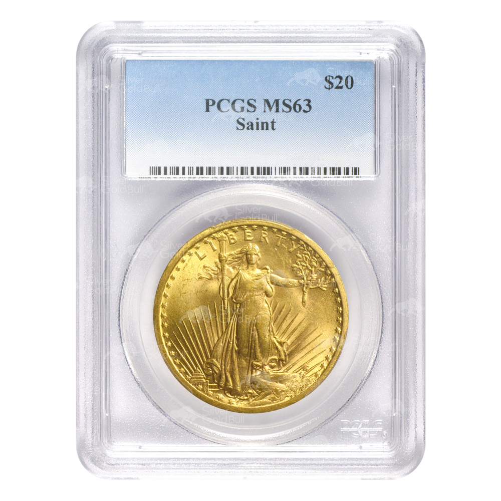 Random Year $20 Saint-Gaudens Double Eagle MS-63 Gold Coin | United States Mint