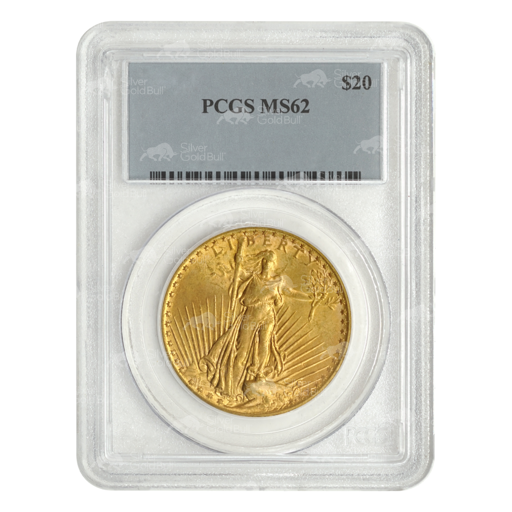 Random Year $20 Saint-Gaudens Double Eagle MS-62 Gold Coin | United States Mint
