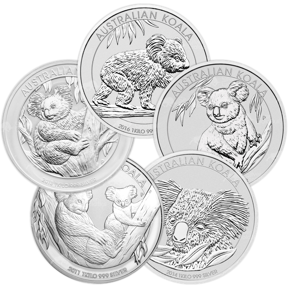 1 kilo Random Year Australian Koala Silver Coin | Perth Mint