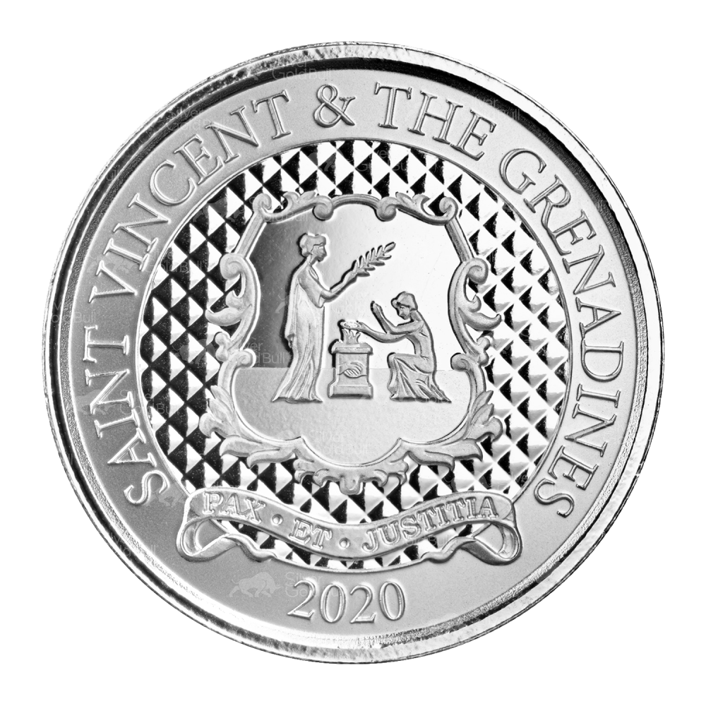 1 oz 2020 EC8 St. Vincent and the Grenadines: Pax et Justitia Silver Coin | Scottsdale Mint