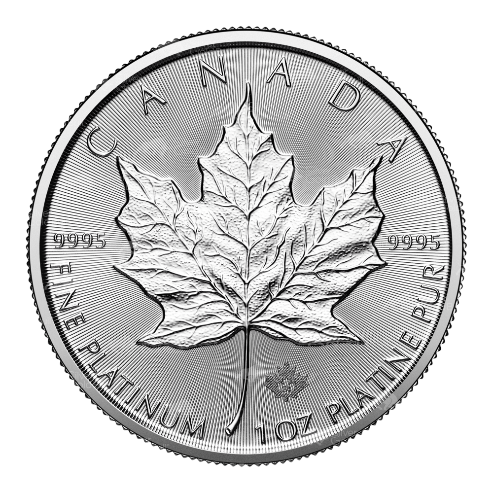 1 oz 2024 Royal Canadian Mint Canadian Maple Leaf Platinum Coin | CW