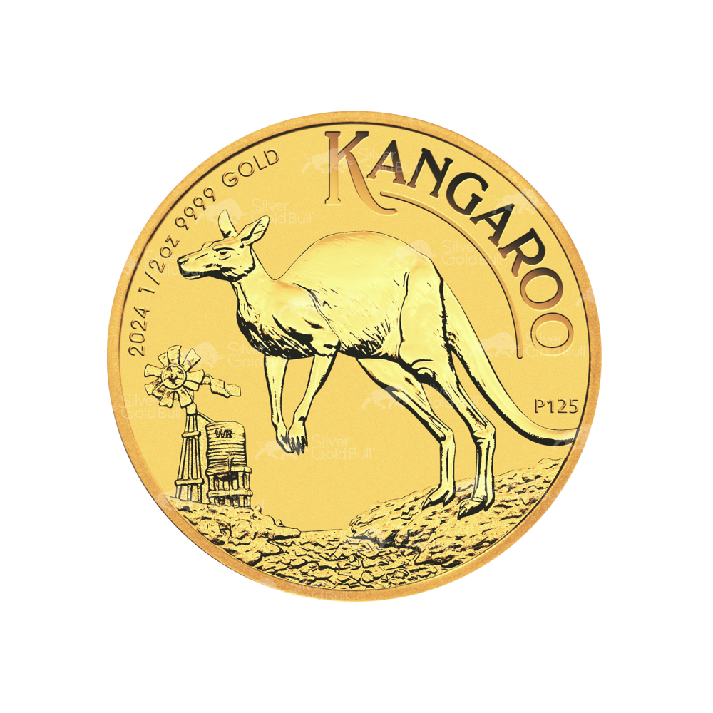 1/2 oz 2024 Australian Kangaroo Gold Coin | Perth Mint