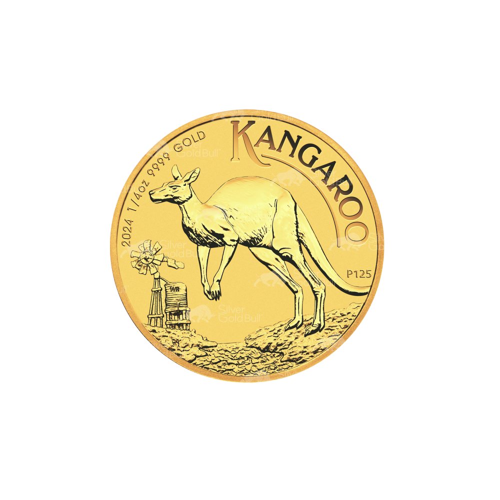 1/4 oz 2024 Australian Kangaroo Gold Coin | Perth Mint
