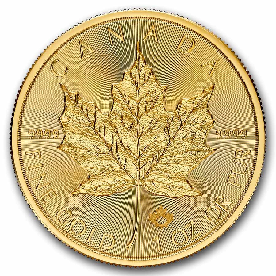 2026 1 oz Canadian Gold Maple Leaf Bullion Coin (BU)