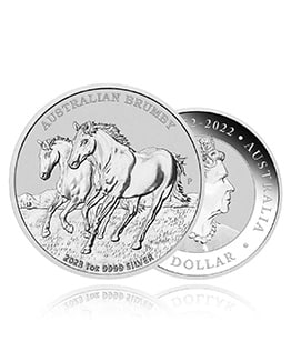 2023 1oz Silver Australian Brumby Bullion Coin