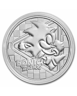 SONIC THE HEDGEHOG 2022 1 OZ SILVER BULLION COIN