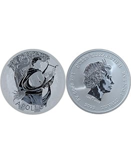 2023 Apollo Gods of Olympus Tuvalu 1oz Silver Bullion Coin