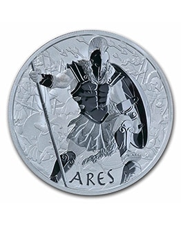 2023 Ares Gods of Olympus Tuvalu 1oz Silver Bullion Coin