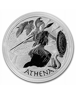 2022 Tuvalu Gods of Olympus – Athena 1oz Silver Bullion Coin