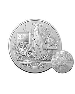 2022 Australian Coat of Arms New South Wales 1oz Silver Bullion Coin