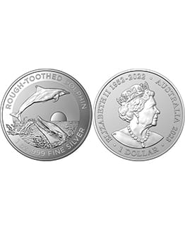 2023 Australian Rough Toothed Dolphin 1oz Silver Bullion Coin